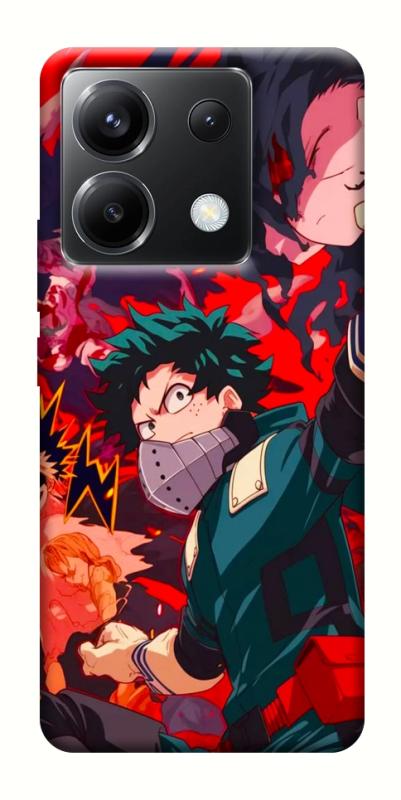 Чохол itsPrint My hero для Xiaomi Poco X6, аніме, купити оптом з доставкою