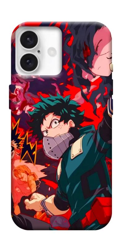 Чехол itsPrint My hero для Apple iPhone 16 Plus (6.7"), аниме, купить оптом с доставкой