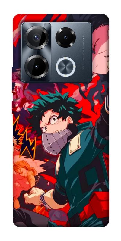 Чехол itsPrint My hero для Infinix Note 40 Pro 4G, аниме, купить оптом с доставкой