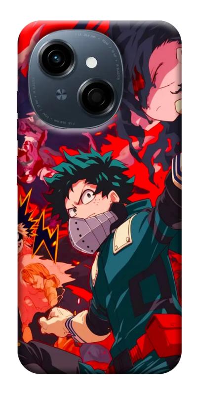 Чехол itsPrint My hero для TECNO Spark Go 1, аниме, купить оптом с доставкой