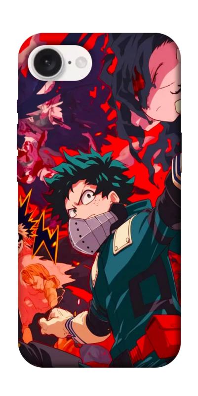 Чехол itsPrint My hero для Apple iPhone 16e (6.1"), аниме, купить оптом с доставкой