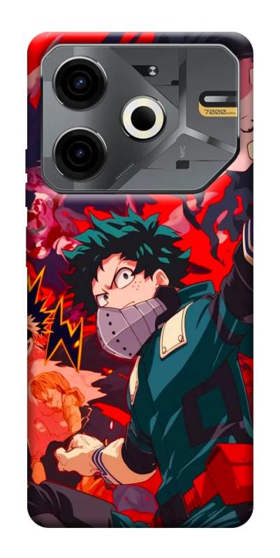 Чехол itsPrint My hero для TECNO Pova 6 Neo (LI6), аниме, купить оптом с доставкой