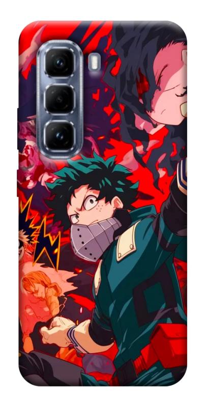 Чехол itsPrint My hero для Infinix Hot 50 Pro, аниме, купить оптом с доставкой