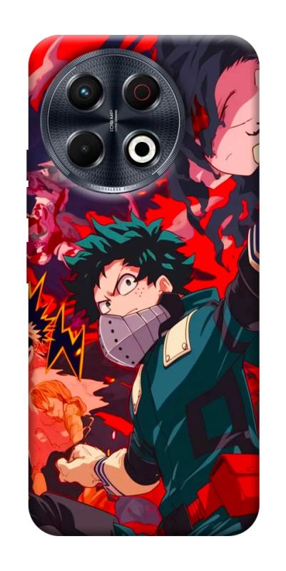 Чехол itsPrint My hero для TECNO Spark 30 Pro (KL7), аниме, купить оптом с доставкой