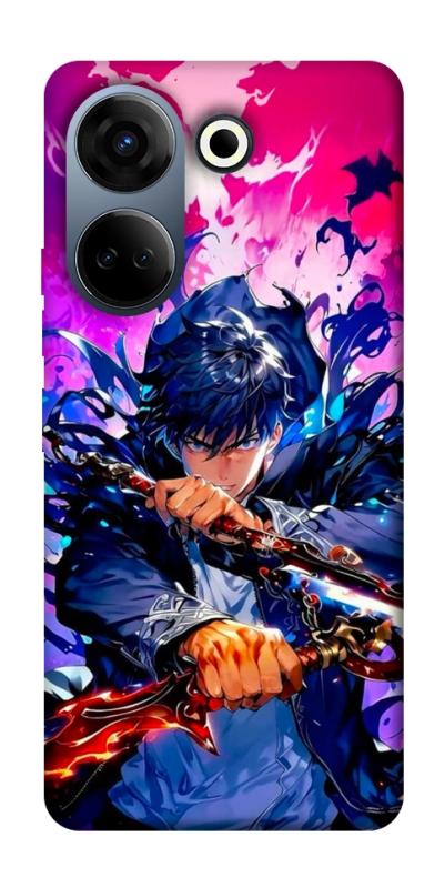 Чехол itsPrint Son action для TECNO Camon 20 Pro (CK7n), аниме, купить оптом с доставкой