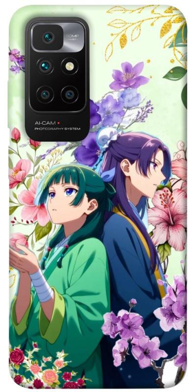 Чехол itsPrint Whispering bloom для Xiaomi Redmi 10, аниме, купить оптом с доставкой