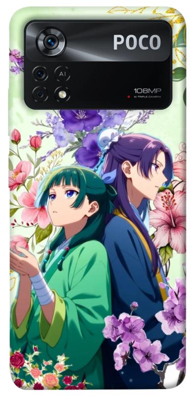 Чехол itsPrint Whispering bloom для Xiaomi Poco X4 Pro 5G, аниме, купить оптом с доставкой