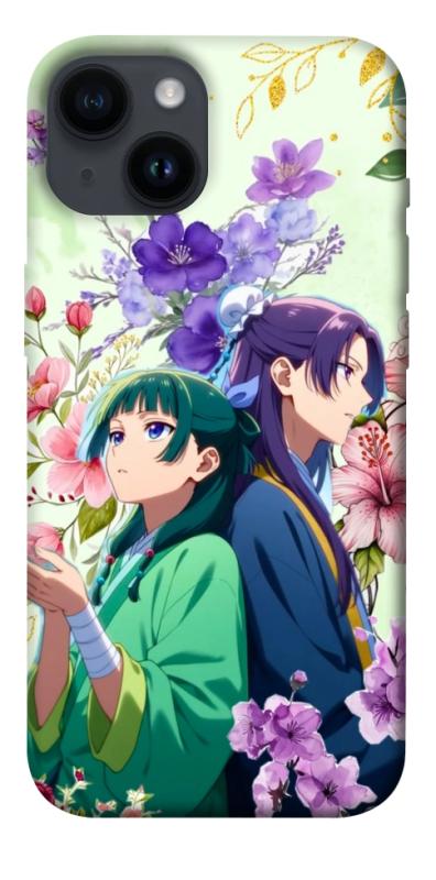 Чехол itsPrint Whispering bloom для Apple iPhone 14 (6.1"), аниме, купить оптом с доставкой