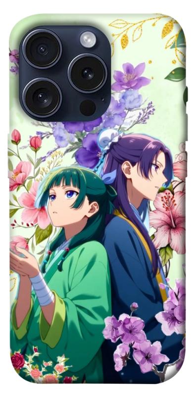 Чохол itsPrint Whispering bloom для Apple iPhone 15 Pro (6.1"), аніме, купити оптом з доставкою
