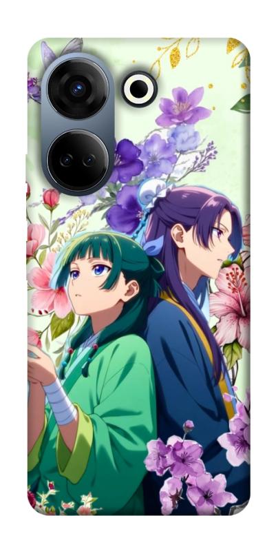 Чехол itsPrint Whispering bloom для TECNO Camon 20 Pro (CK7n), аниме, купить оптом с доставкой