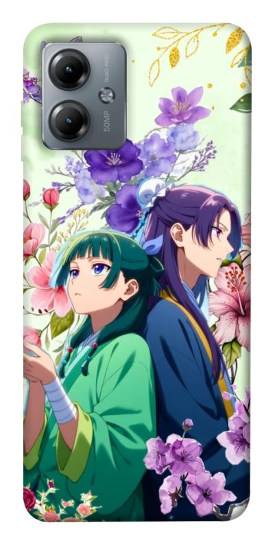 Чохол itsPrint Whispering bloom для Motorola Moto G14, аніме, купити оптом з доставкою