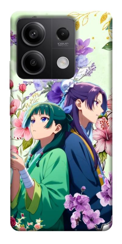 Чехол itsPrint Whispering bloom для Xiaomi Redmi Note 13 5G, аниме, купить оптом с доставкой