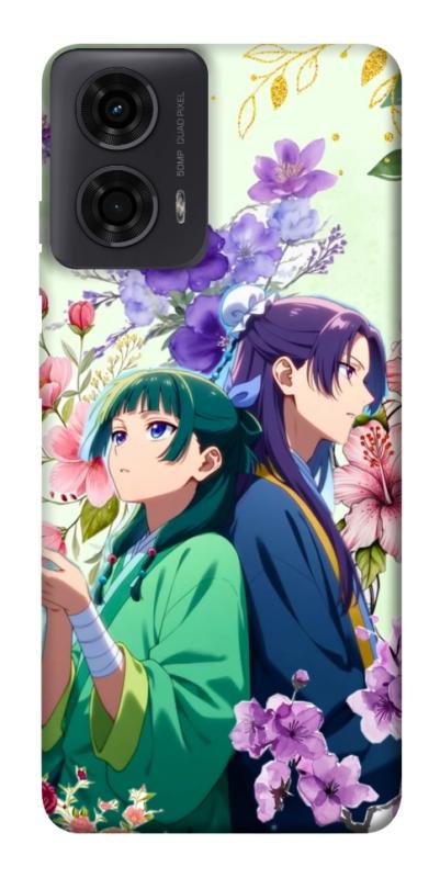 Чехол itsPrint Whispering bloom для Motorola Moto G24, аниме, купить оптом с доставкой