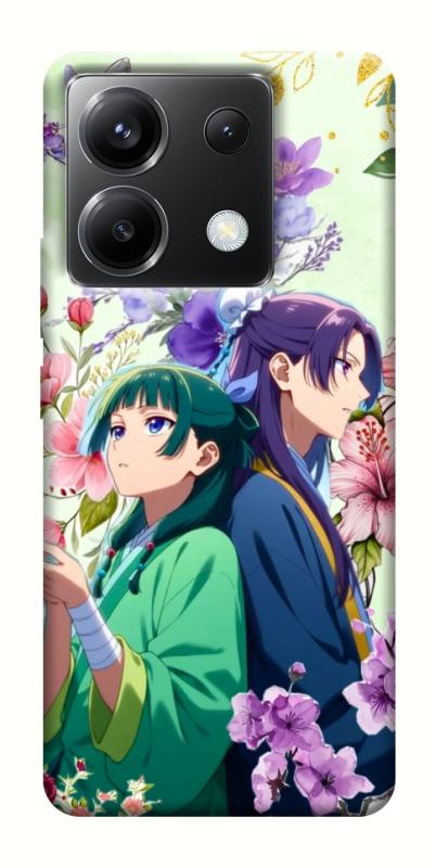 Чехол itsPrint Whispering bloom для Xiaomi Poco X6, аниме, купить оптом с доставкой