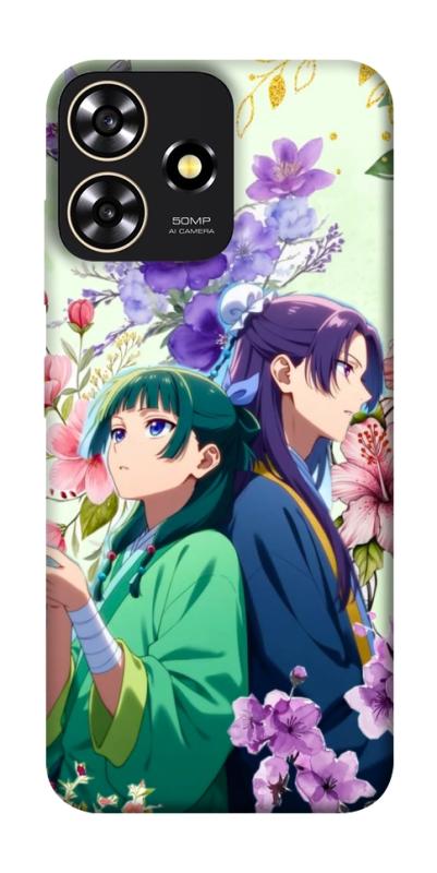 Чехол itsPrint Whispering bloom для ZTE Blade A73 4G, аниме, купить оптом с доставкой