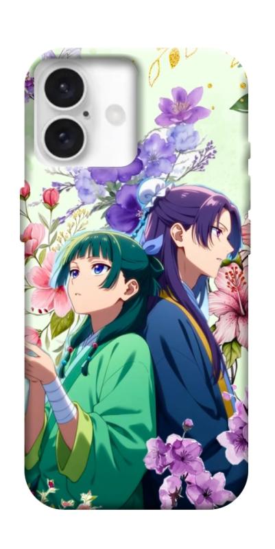 Чехол itsPrint Whispering bloom для Apple iPhone 16 (6.1"), аниме, купить оптом с доставкой