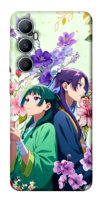Чехол itsPrint Whispering bloom для Realme C65 4G, аниме, купить оптом с доставкой