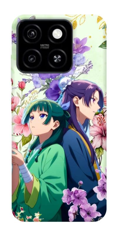 Чехол itsPrint Whispering bloom для ZTE Blade A55 4G, аниме, купить оптом с доставкой
