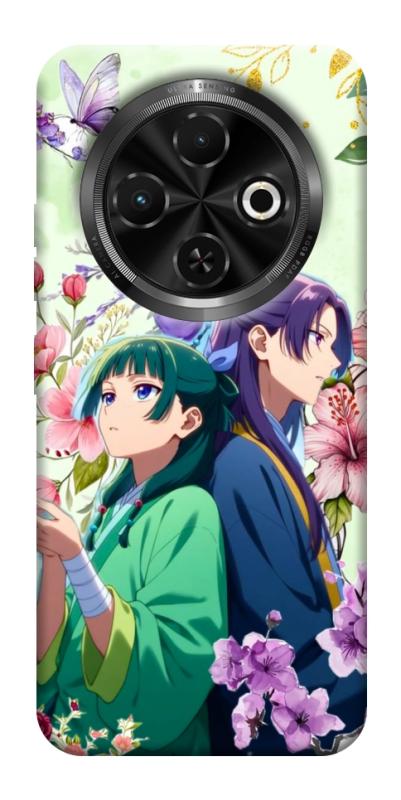 Чехол itsPrint Whispering bloom для TECNO Spark 30C, аниме, купить оптом с доставкой