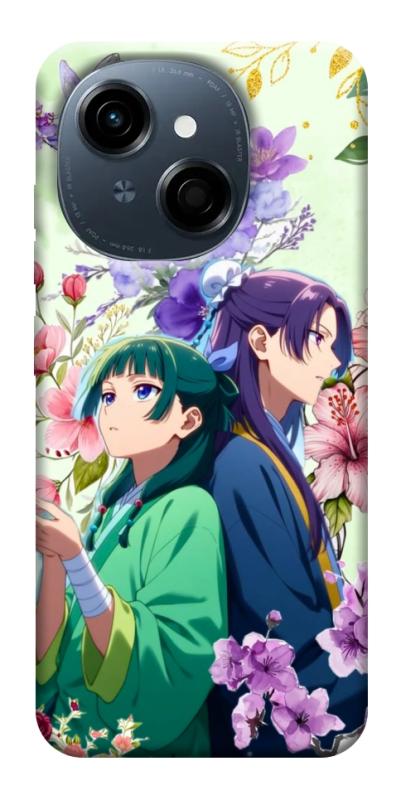 Чехол itsPrint Whispering bloom для TECNO Spark Go 1, аниме, купить оптом с доставкой