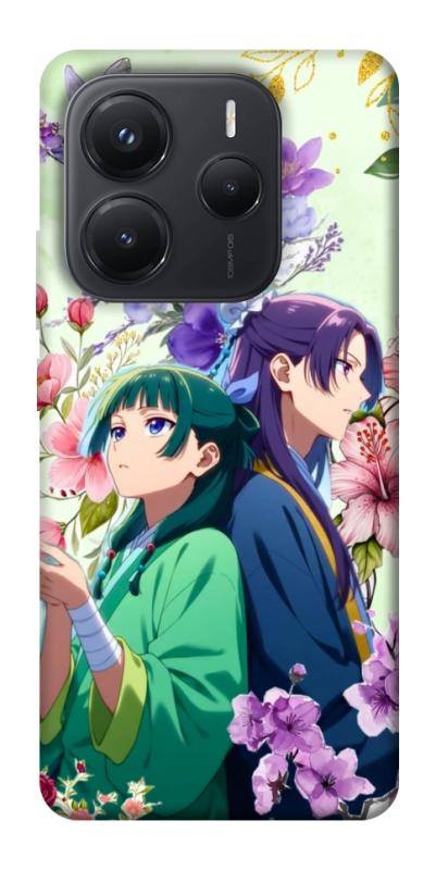 Чехол itsPrint Whispering bloom для Xiaomi Redmi Note 14 5G, аниме, купить оптом с доставкой