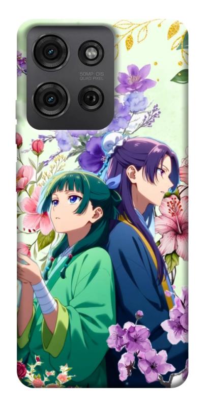Чехол itsPrint Whispering bloom для Motorola Moto G75 5G, аниме, купить оптом с доставкой