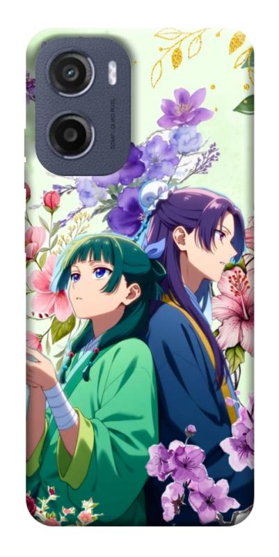 Чехол itsPrint Whispering bloom для Motorola Moto G05, аниме, купить оптом с доставкой