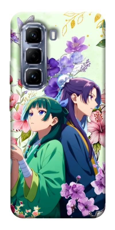 Чехол itsPrint Whispering bloom для Infinix Hot 50 Pro, аниме, купить оптом с доставкой