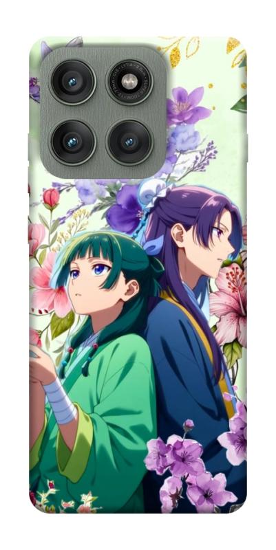 Чехол itsPrint Whispering bloom для Motorola Edge 60 Pro, аниме, купить оптом с доставкой