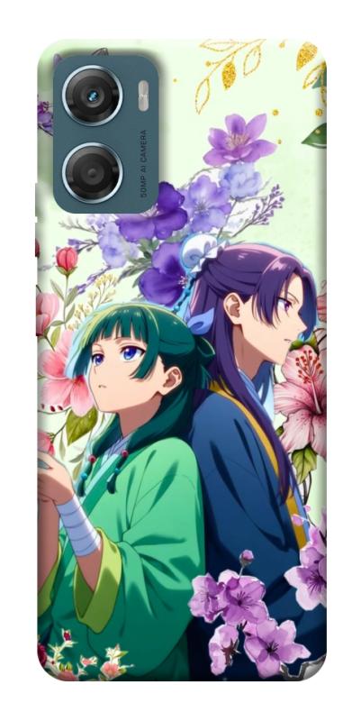 Чехол itsPrint Whispering bloom для Motorola Moto G06, аниме, купить оптом с доставкой