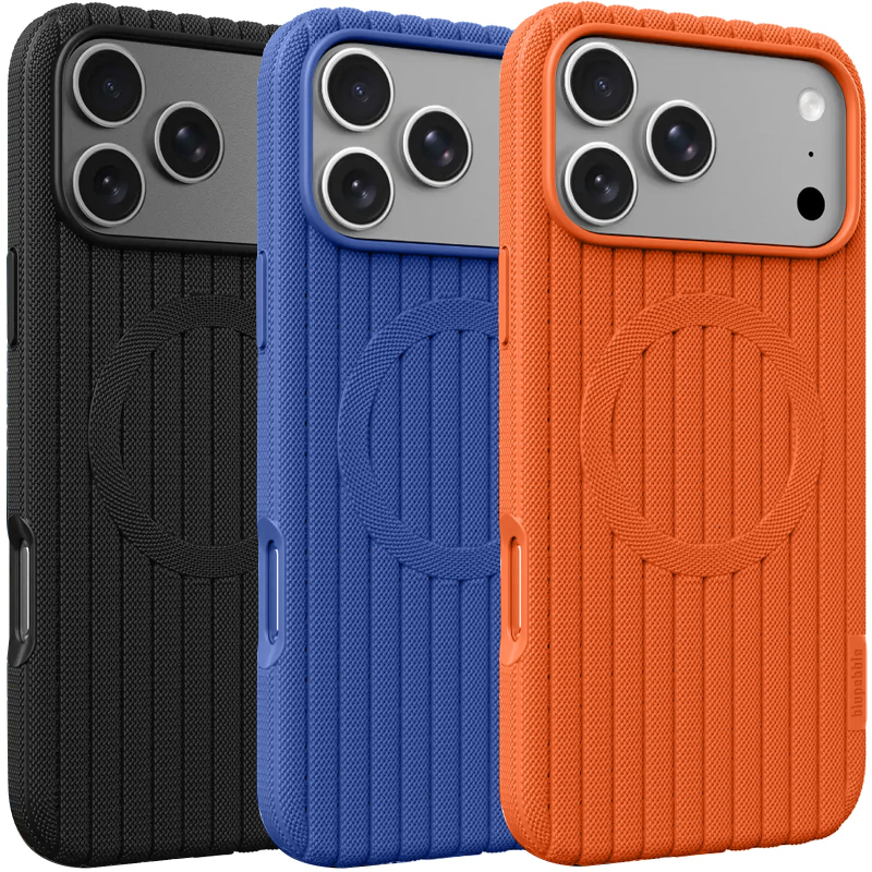 Чехол TPU Knit Case with Magnetic Fit для Apple iPhone 17 Pro / 18 Pro (6.3"), TPU, купить оптом с доставкой