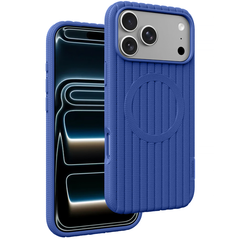Чехол TPU Knit Case with Magnetic Fit для Apple iPhone 17 Pro Max / 18 Pro Max (6.9"), Deep Blue, TPU, купить оптом с доставкой
