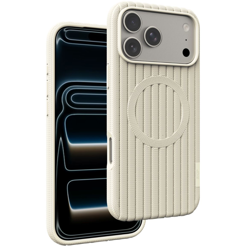 Чехол TPU Knit Case with Magnetic Fit для Apple iPhone 17 Pro Max / 18 Pro Max (6.9"), White, TPU, купить оптом с доставкой