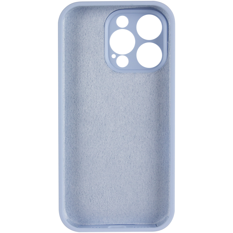 Чехол Silk Full Camera (AA) NO LOGO with Magnetic Fit для Apple iPhone 15 Pro (6.1"), Голубой / Lilac Blue 2, купить оптом с доставкой
