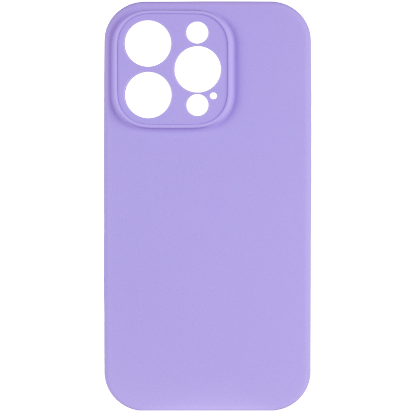 Чехол Silk Full Camera (AA) NO LOGO with Magnetic Fit для Apple iPhone 15 Pro (6.1"), Сиреневый / Dasheen 1, купить оптом с доставкой