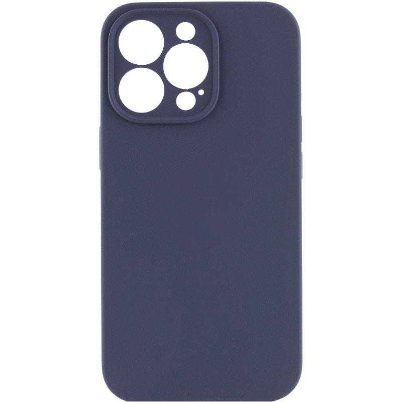 Чехол Silk Full Camera (AA) NO LOGO with Magnetic Fit для Apple iPhone 15 Pro (6.1"), Темно-синий / Midnight blue, купить оптом с доставкой