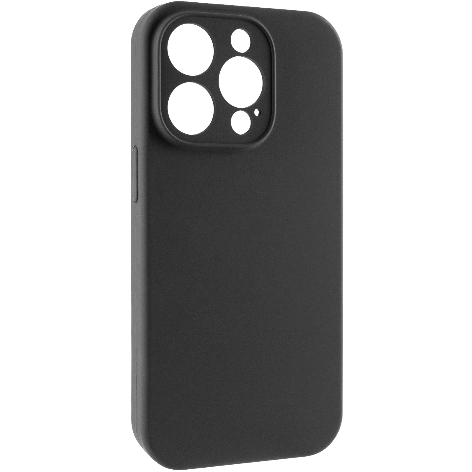 Чехол Silk Full Camera (AA) NO LOGO with Magnetic Fit для Apple iPhone 15 Pro (6.1"), Черный / Black, купить оптом с доставкой