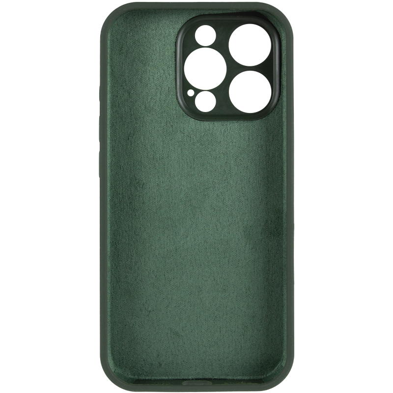 Чехол Silk Full Camera (AA) NO LOGO with Magnetic Fit для Apple iPhone 16 Pro (6.3"), Зеленый / Cyprus Green 2, купить оптом с доставкой