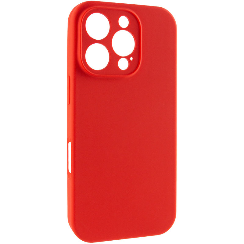 Чехол Silk Full Camera (AA) NO LOGO with Magnetic Fit для Apple iPhone 16 Pro (6.3"), Красный / Red, купить оптом с доставкой