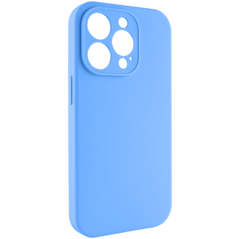 Чехол Silk Full Camera (AA) NO LOGO with Magnetic Fit для Apple iPhone 16 Pro Max (6.9"), Голубой / Sky Blue, купить оптом с доставкой