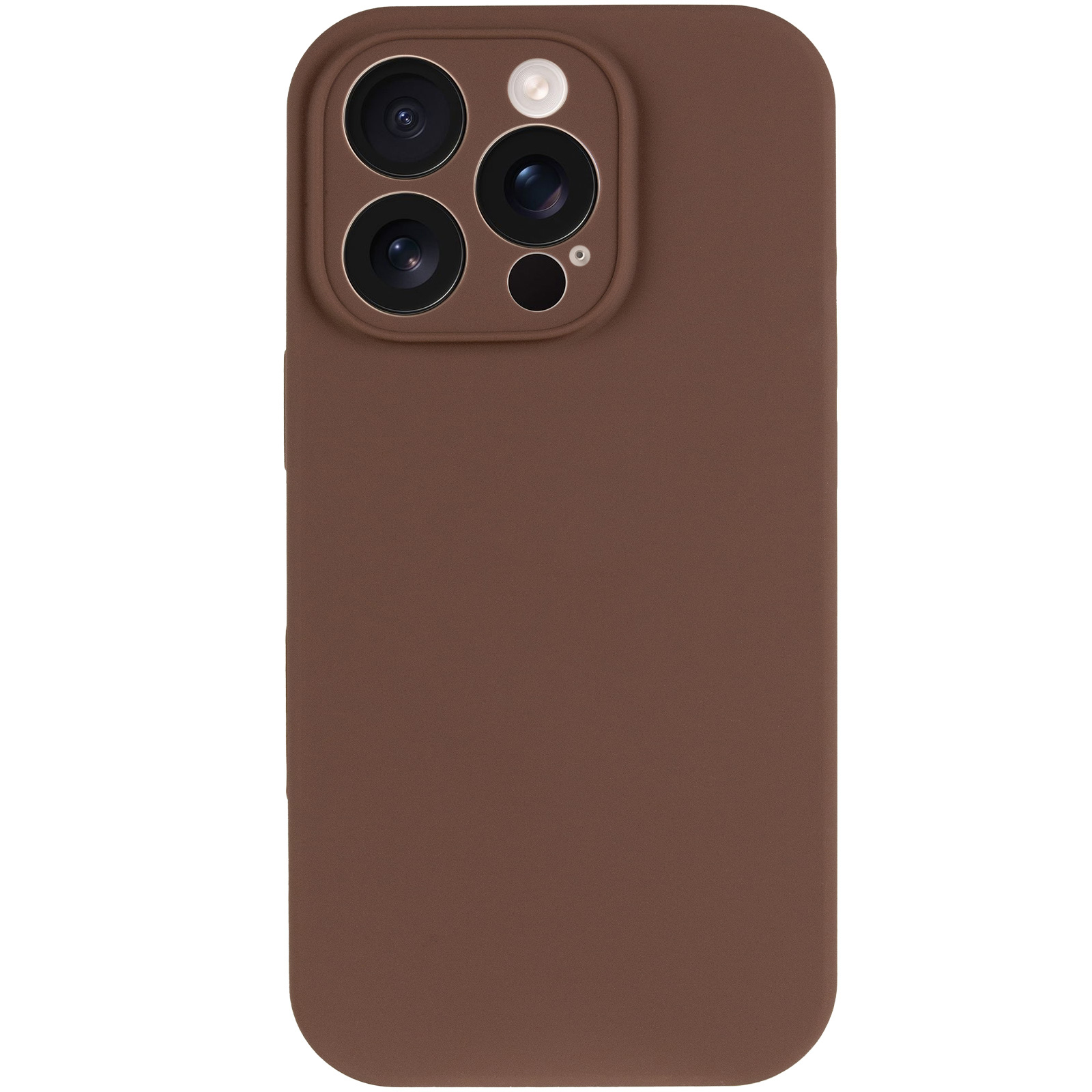 Чехол Silk Full Camera (AA) NO LOGO with Magnetic Fit для Apple iPhone 16 Pro Max (6.9"), Коричневый / Brown 1, купить оптом с доставкой