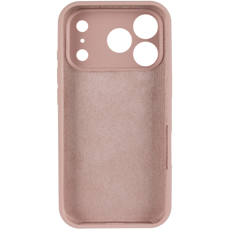 Чехол Silk Full Camera (AA) NO LOGO with Magnetic Fit для Apple iPhone 17 Pro Max / 18 Pro Max, Розовый / Pink Sand 2, купить оптом с доставкой