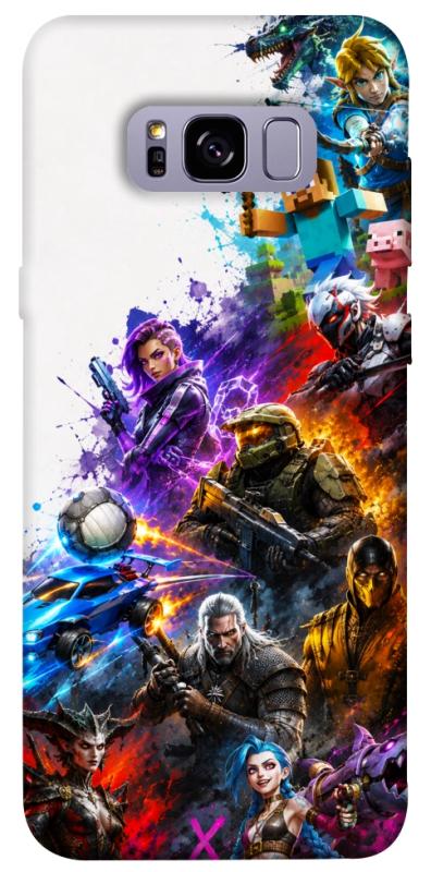 Чехол itsPrint Gameverse для Samsung G955 Galaxy S8 Plus, игры, купить оптом с доставкой