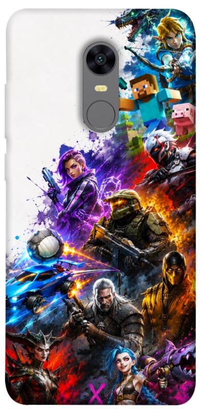 Чехол itsPrint Gameverse для Xiaomi Redmi 5 Plus / Redmi Note 5 (Single Camera), игры, купить оптом с доставкой