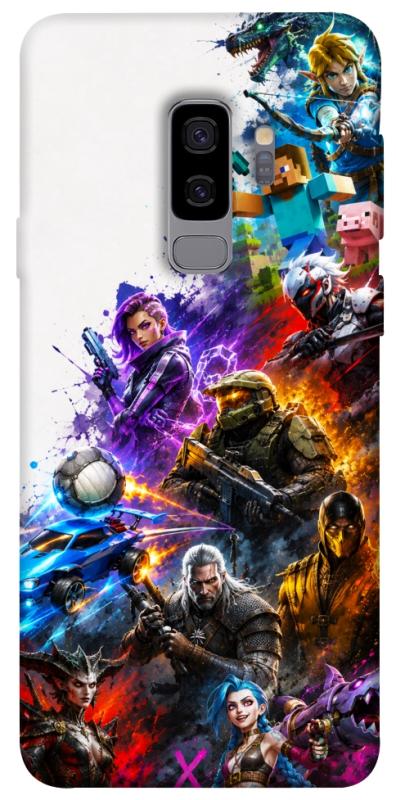 Чехол itsPrint Gameverse для Samsung Galaxy S9+, игры, купить оптом с доставкой