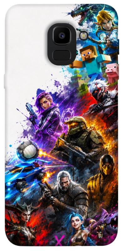 Чохол itsPrint Gameverse для Samsung J600F Galaxy J6 (2018), ігри, купити оптом з доставкою