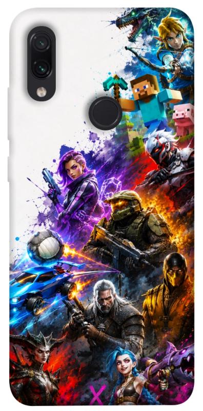 Чехол itsPrint Gameverse для Xiaomi Redmi Note 7 / Note 7 Pro / Note 7s, игры, купить оптом с доставкой