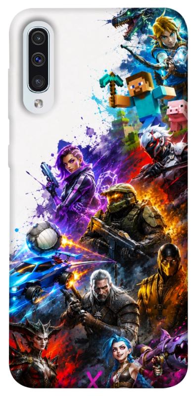Чехол itsPrint Gameverse для Samsung Galaxy A50 (A505F) / A50s / A30s, игры, купить оптом с доставкой