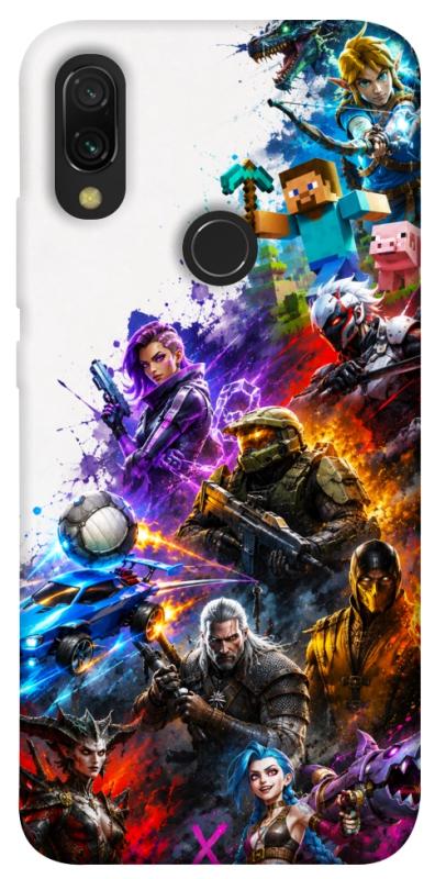 Чехол itsPrint Gameverse для Xiaomi Redmi 7, игры, купить оптом с доставкой