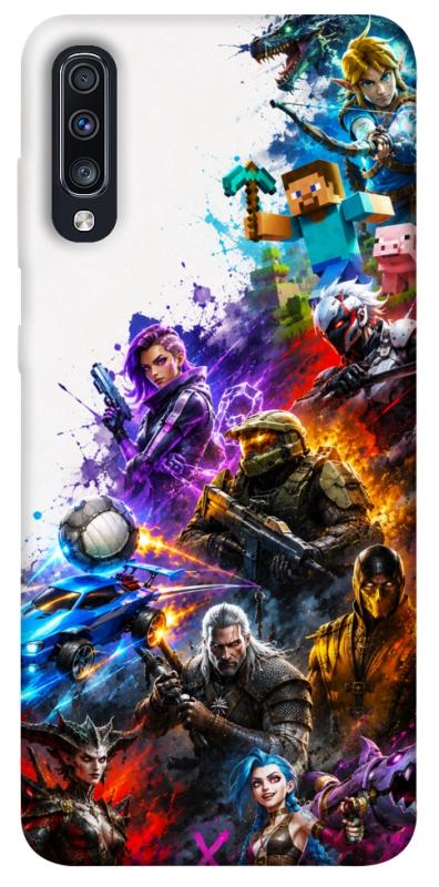 Чехол itsPrint Gameverse для Samsung Galaxy A70 (A705F), игры, купить оптом с доставкой